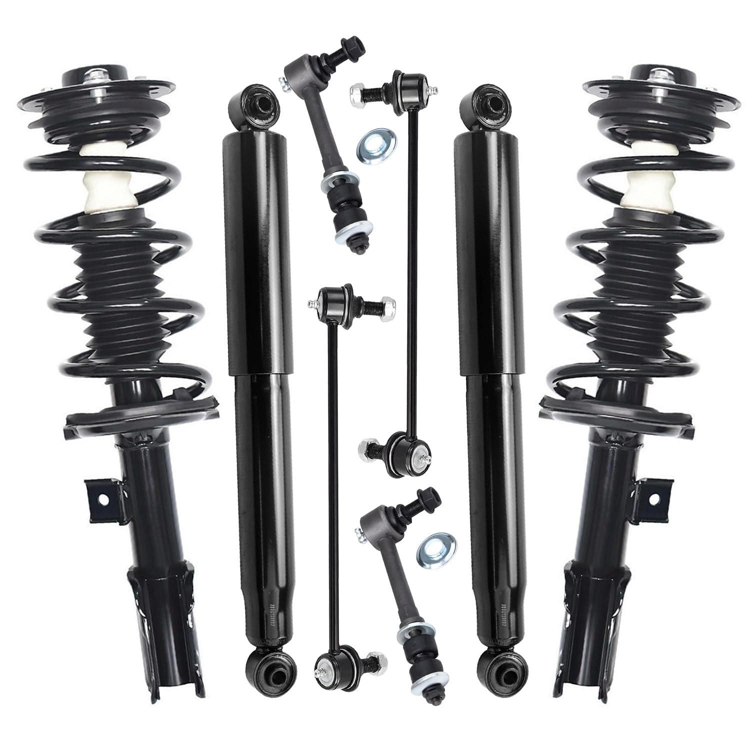 Detroit Axle - 2.4L Front Suspension Strut Kit for 2010-2017 GMC Terrain