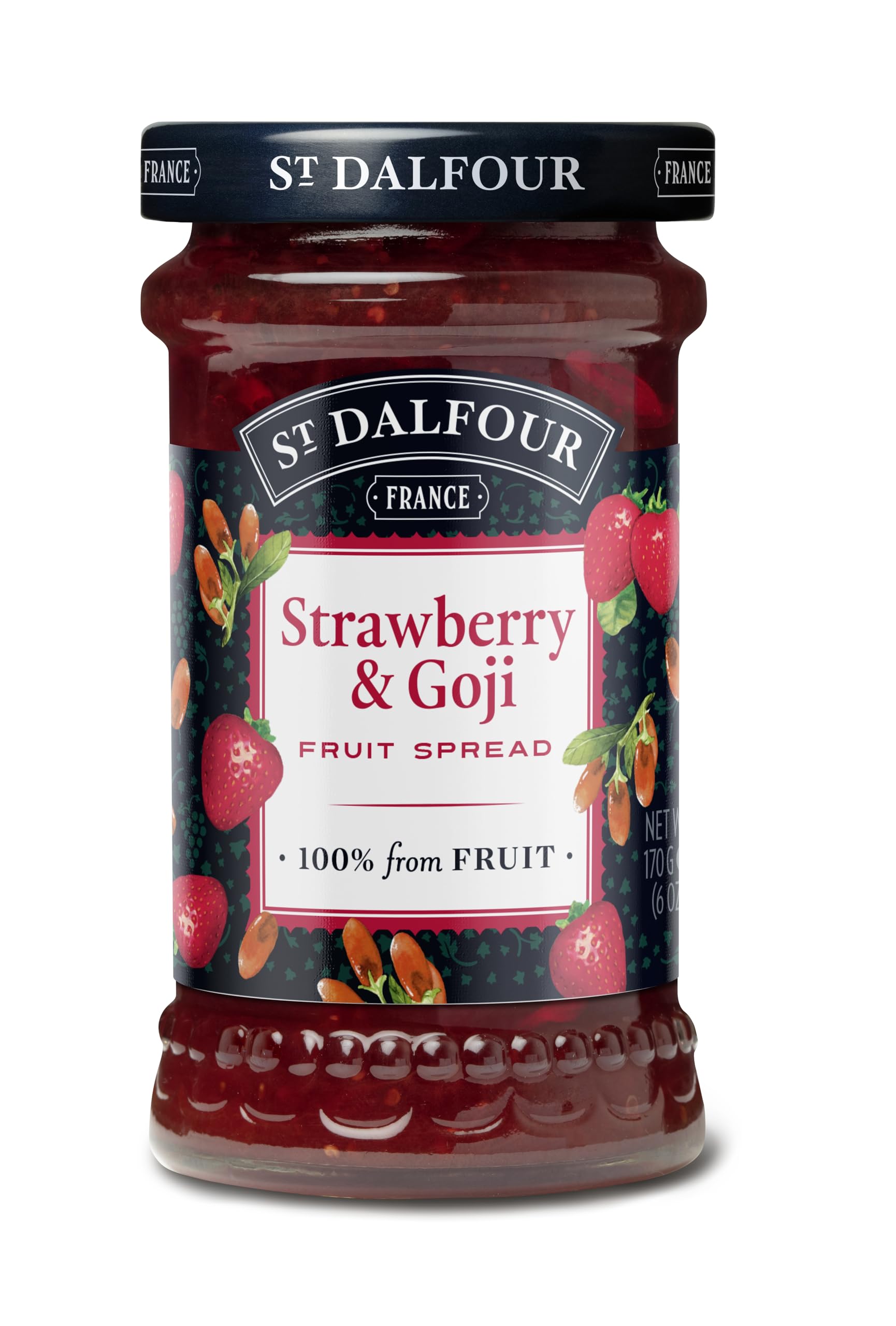 St Dalfour Superfruits Strawberry & Goji Berry 170g - 4 Pack