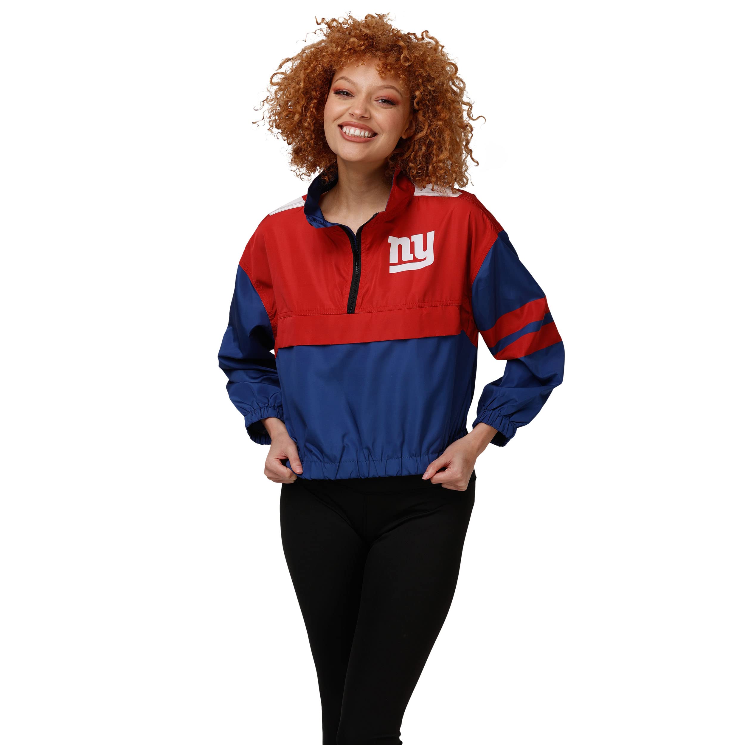 FOCO NFL womens Nfl Team Logo Ladies Winning Play Windbreaker