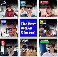 Vista 2 de VITURE Gafas Pro XR/AR, pantalla de 135" 120Hz 1000 nits, audio Harman, ajustes de miopía, película electrocrómica, para iPhone