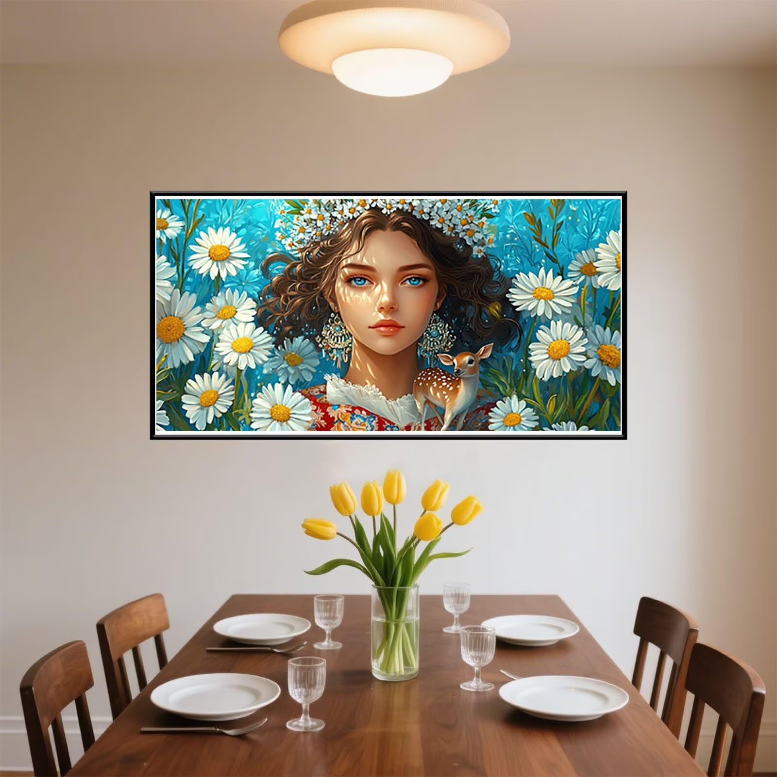 5D DIY Diamentowe Malarstwo Kobieta Rzemiosło Dorośli Diamentowe Malarstwo Dzieci Kwiat Rysunek Z Diamentowym Obrazem Sztuka Malarstwo Ścieg Krzyżowy Diament Akcesoria Zestaw Do Dekoracji Ściany