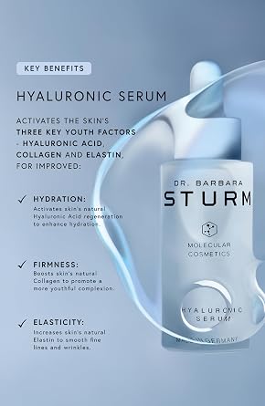 Hyaluronic Serum Luxury Size 3.38 fl oz ($1080 Value), Anti Aging Serum, Plumps Fine Lines and Wrinkles, Boosts Firmness, Luxury Skincare By Dr. Barbara Sturm