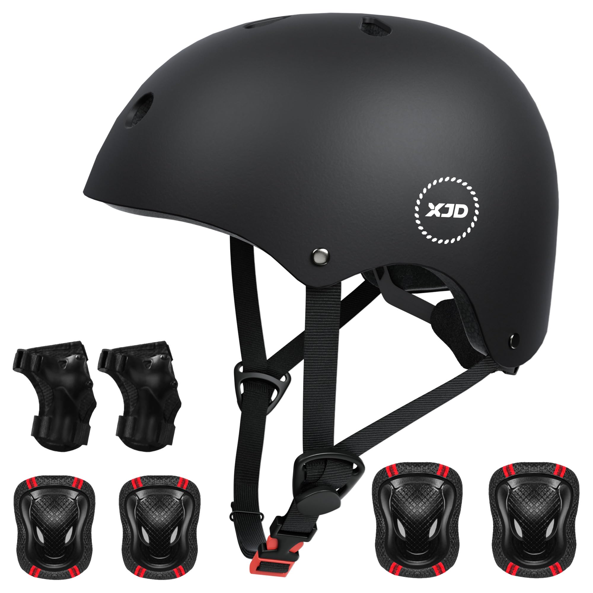 XJD Fahrradhelm für Kinder, Verstellbare Kinderhelm Skaterhelm Kinder Helm für Fahrrad Skateboard Scooter Roller Kinderfahrradhelm für 3-13 Alt Mädchen und Jungen