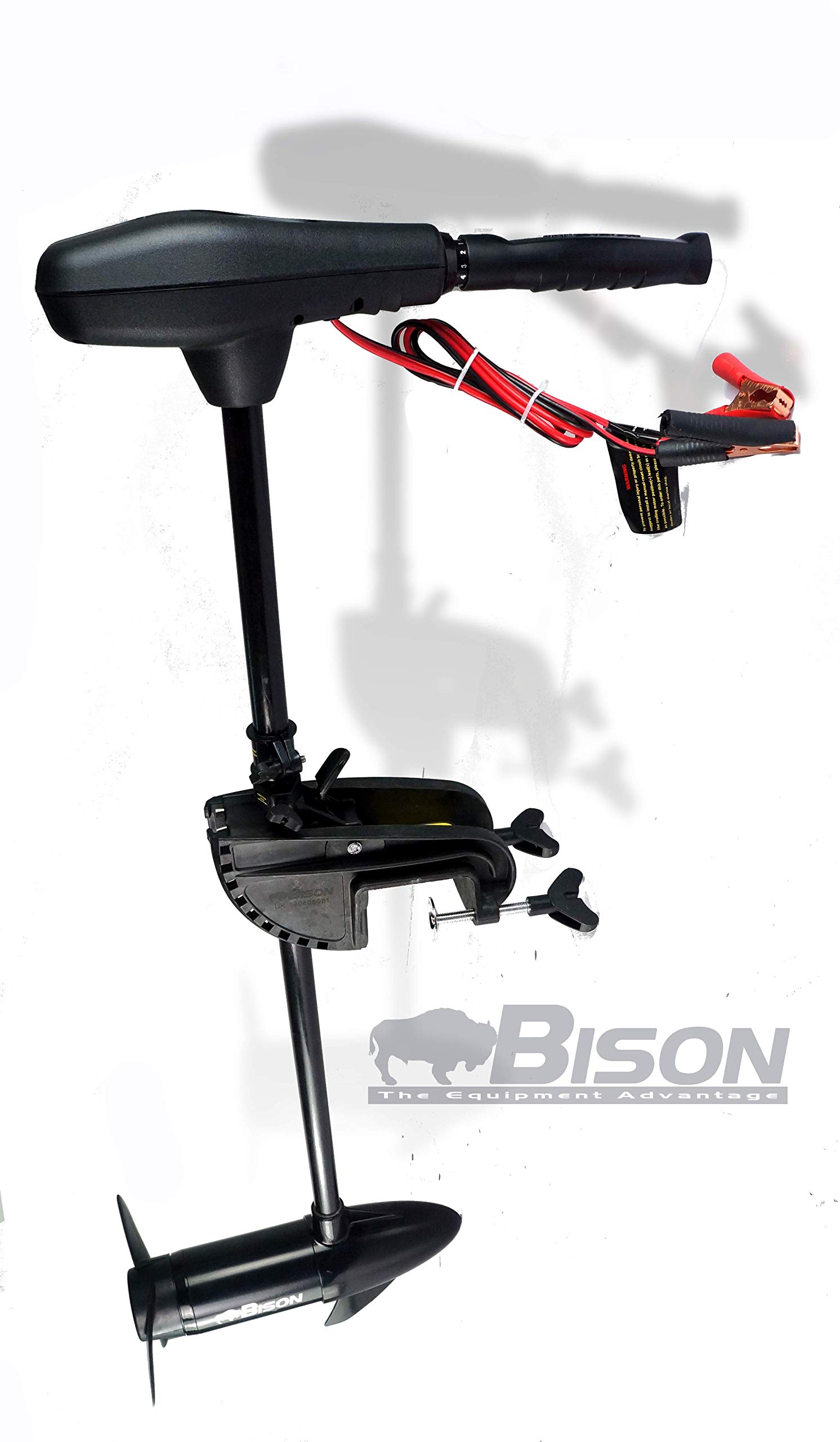 Bison 40ft/lb Electric Outboard Trolling Motor With Free Spare Propller