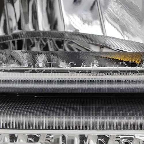 Miniatura 5 de AKKON - Para Chevy Silverado Avalanche OE 2003-2006 reemplazo de faros cromados conductor+faros delanteros de pasajero par