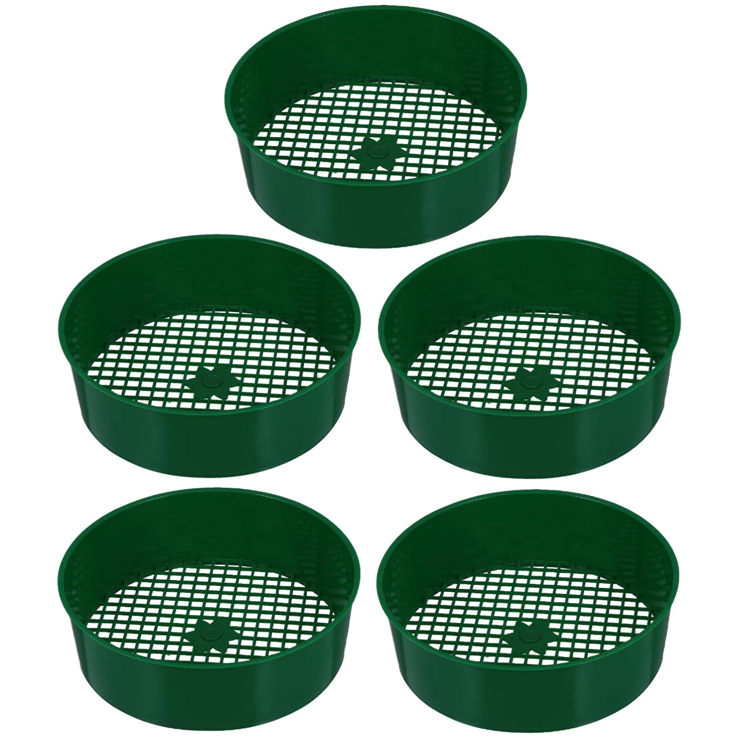 UPKOCH 10pcs Garden Sieve Screen Fine Mesh Soil Sieve Sifting Pan