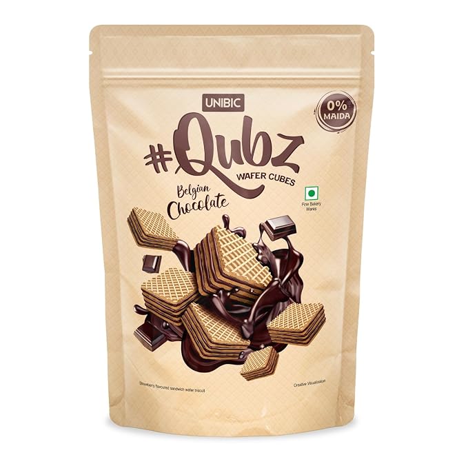 Unibic QUBZ BELGIAN CHOCOLATE 120 Gram
