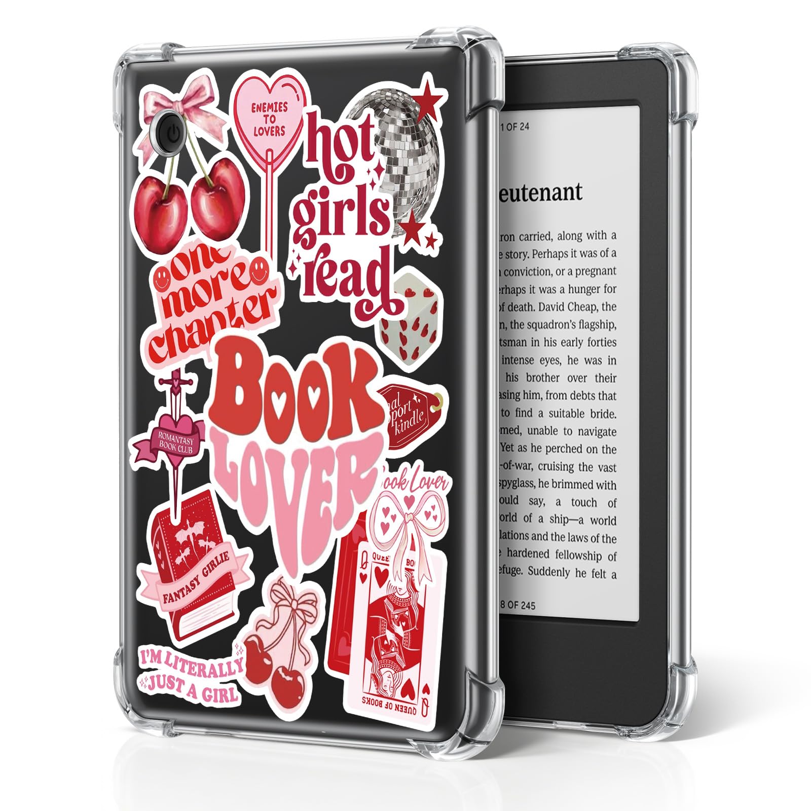 Case for Kobo Clara Colour & Clara BW/2E eReader 6”, Crystal Clear Thin Fit Protective Cover | Scratch-Resistant TPU Shell & Enhanced Grip | Showcase Your Style (Transparent) — view 10