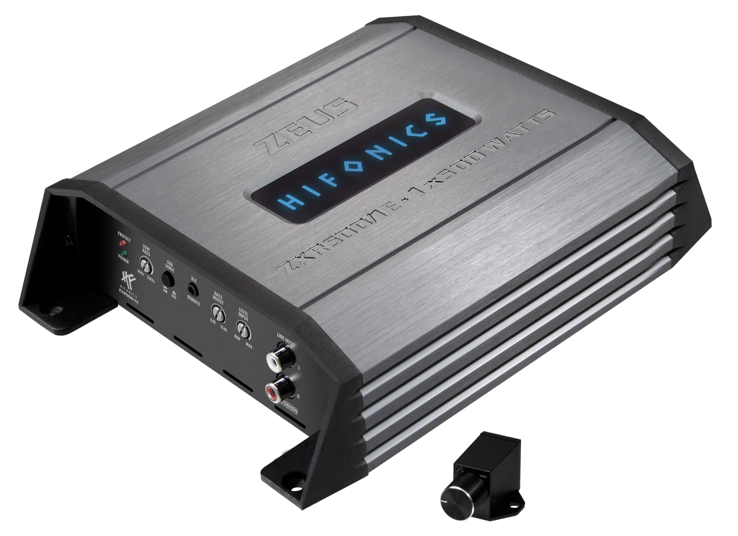 HiFonics ZXR500/1E - 1-Kanal CLASS D Premium Digital Compact Verstärker mit 500 Watt RMS | ZEUS EXPANSION SERIE