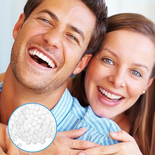 Miniatura 6 de Kit de reparación de dientes, kit de reemplazo de dientes falsos, cuentas moldeables de ajuste térmico para rellenar dientes faltantes y rotos o
