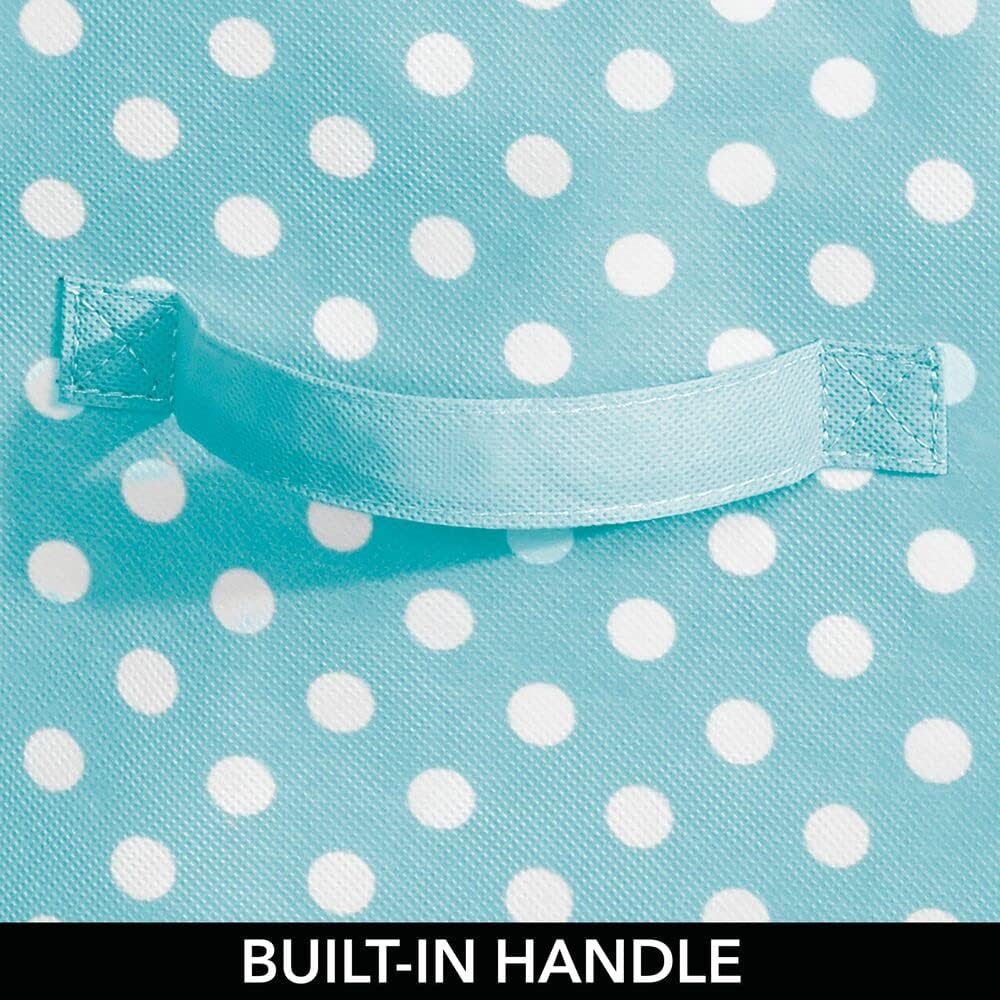 Frее Shірріng оƒƒеr mDesign Wood Top/Steel Frame Modern Storage Dresser Chest Furniture with 3 Removable Fabric Drawers/Bins for Kids Bedroom, Playroom, Baby Nursery Organization - Spira Collection - Turquoise Blue/White 🔥 Hоt Dеаlѕ mDesign Wood Top/Steel Frame Modern Storage Dresser Chest Furniture with 3 Removable Fabric Drawers/Bins for Kids Bedroom, Playroom, Baby Nursery Organization - Spira Collection - Turquoise Blue/White