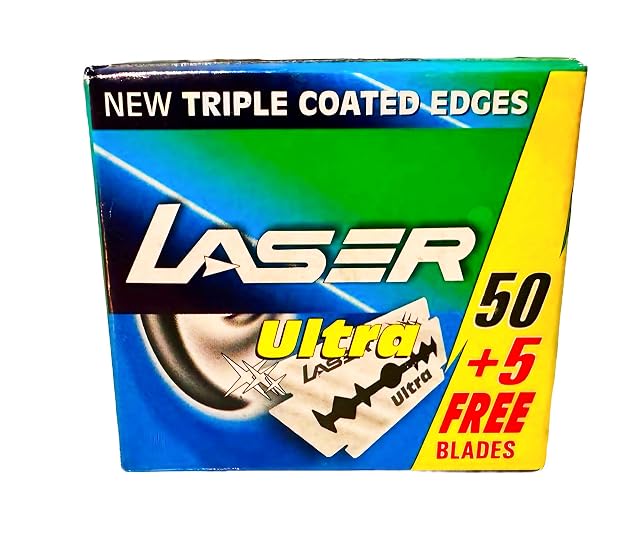 50 Ultra Laser Razor Blades