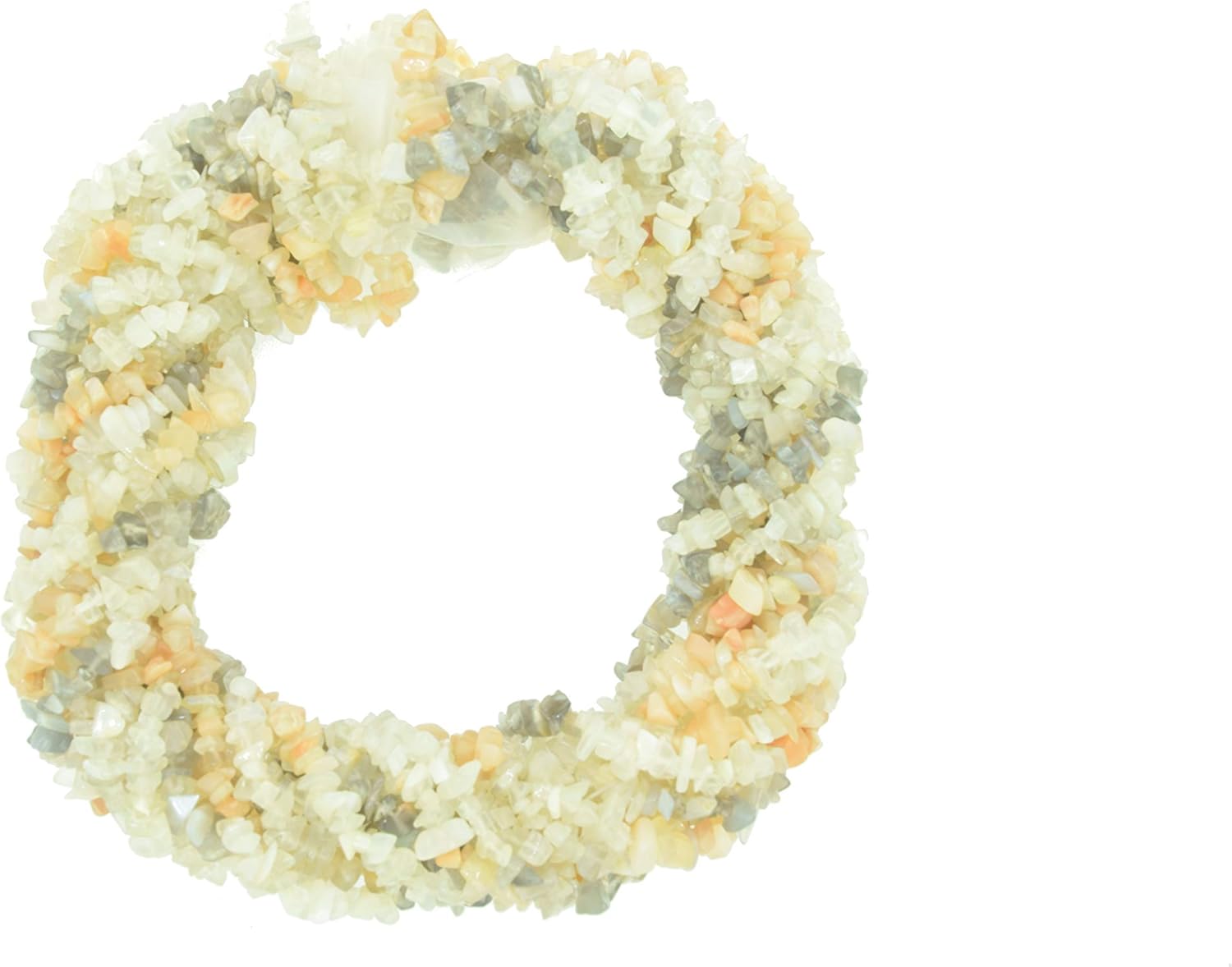 ShreeCrystalsBeads Emerald Beads Natural Stone Gemstone Chips Loose Beads for Jewelry Making, Emerald Chips, 2 Strands Each of 34" Length