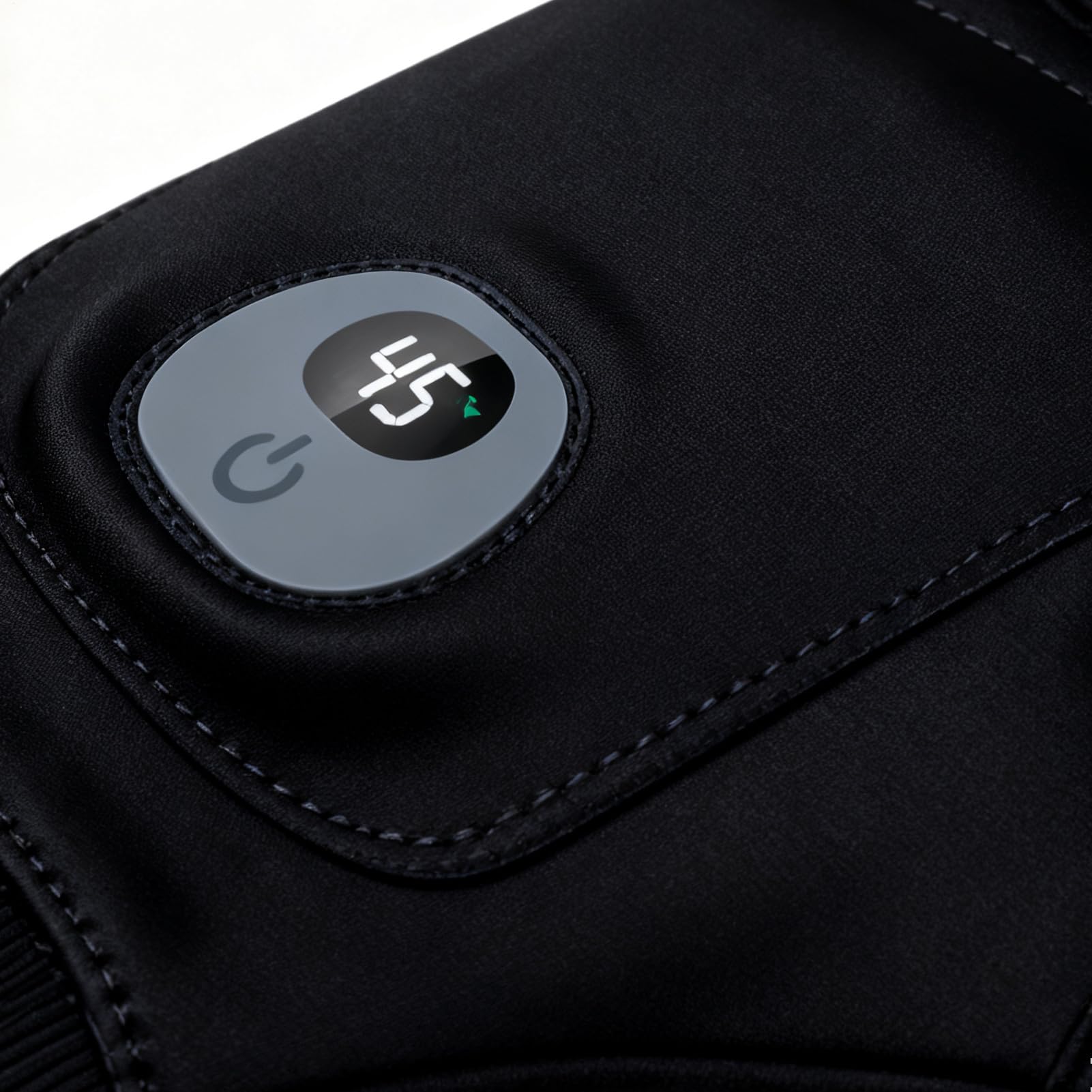 Guantes calefactables eléctricos | 3 niveles pantalla digital guantes térmicos sin dedos, guante eléctrico para clima frío | para camping, ciclismo, carreras al aire libre, conducción