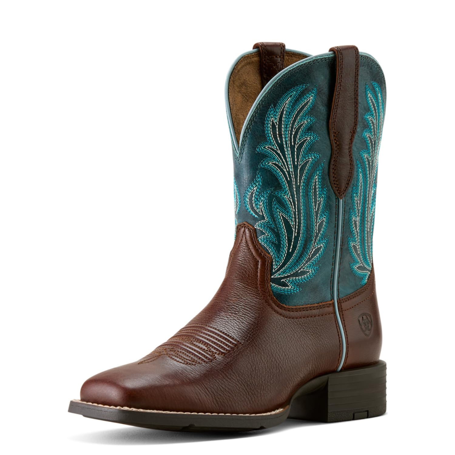 ARIAT womens Round Up Filly Wide Square Toe Western Boot