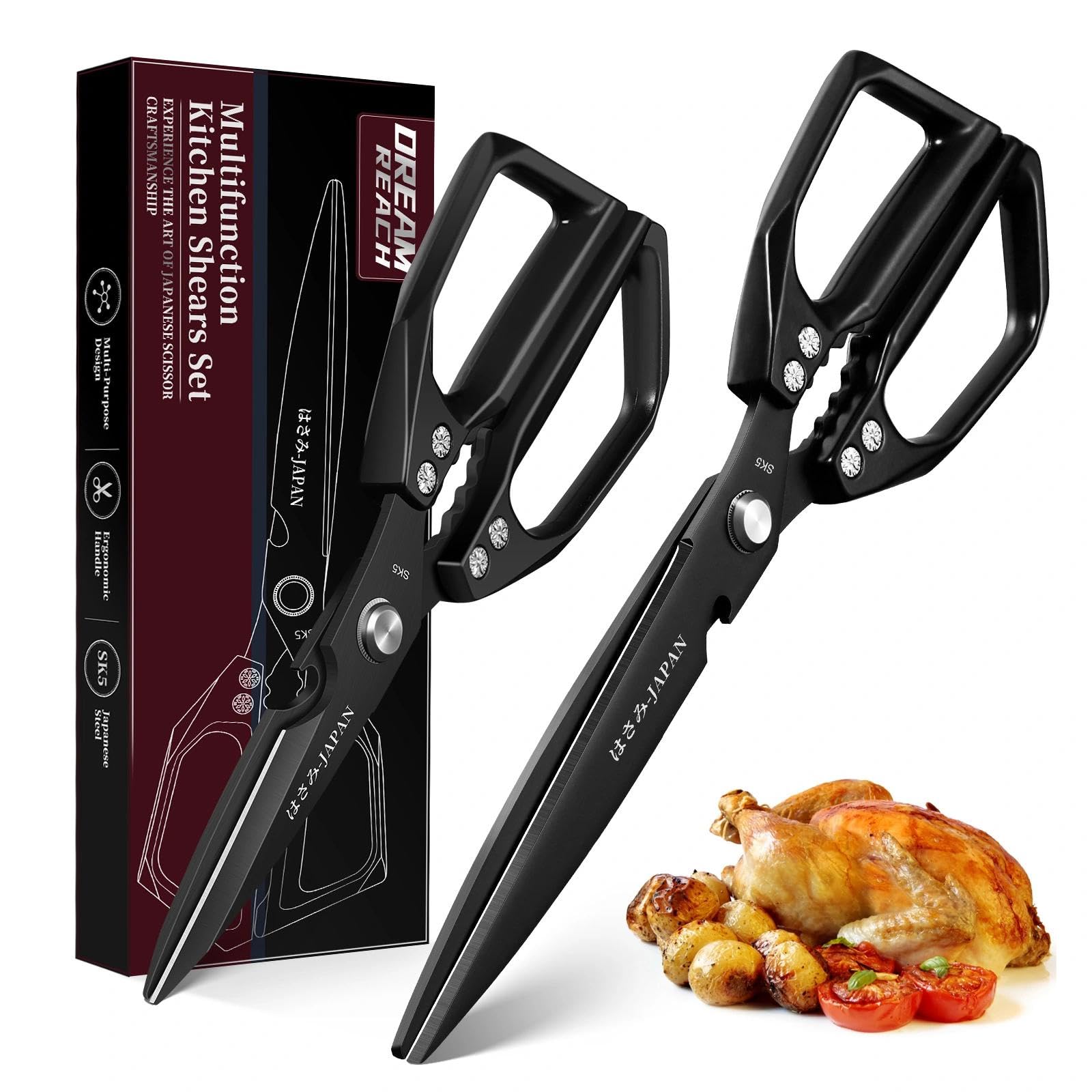Ciseaux de cuisine à volaille ergonomiques pour simplifier vos recettes de poulet rôti
