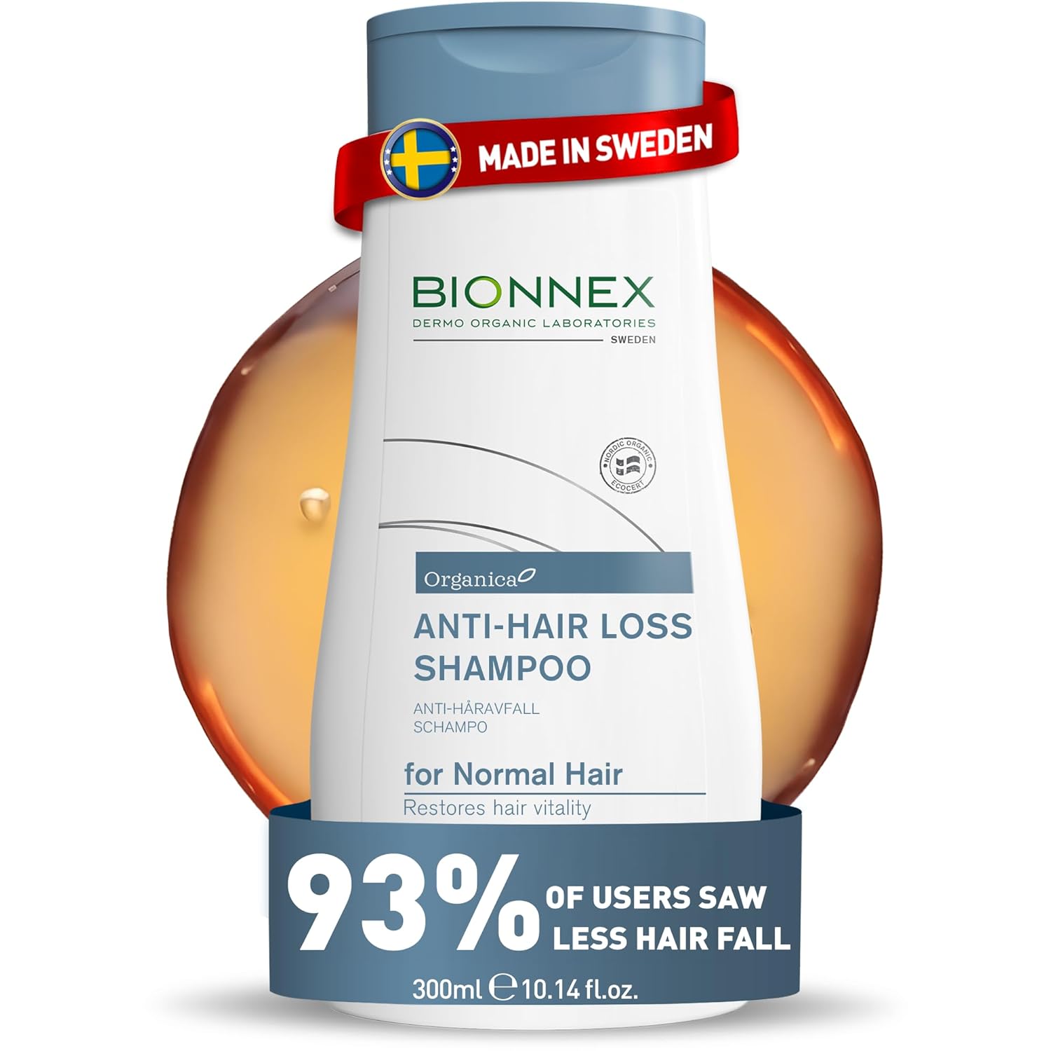Anti-Hair Loss Shampoo for Normal Hair, 10.14 fl.oz. Dermato...