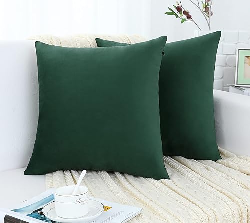 Miniatura 2 de Jeneoo - Fundas de cojín decorativas de terciopelo suave y grueso, fundas de cojín cuadradas sólidas para sofá, fundas de almohada para decoración