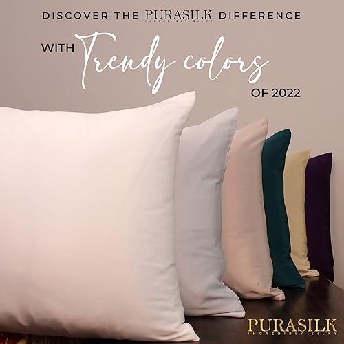 Miniatura 7 de Funda de almohada 100% seda para cabello y piel, fundas de almohada de seda de morera de 22 momme de lujo con cremallera oculta, funda de almohada