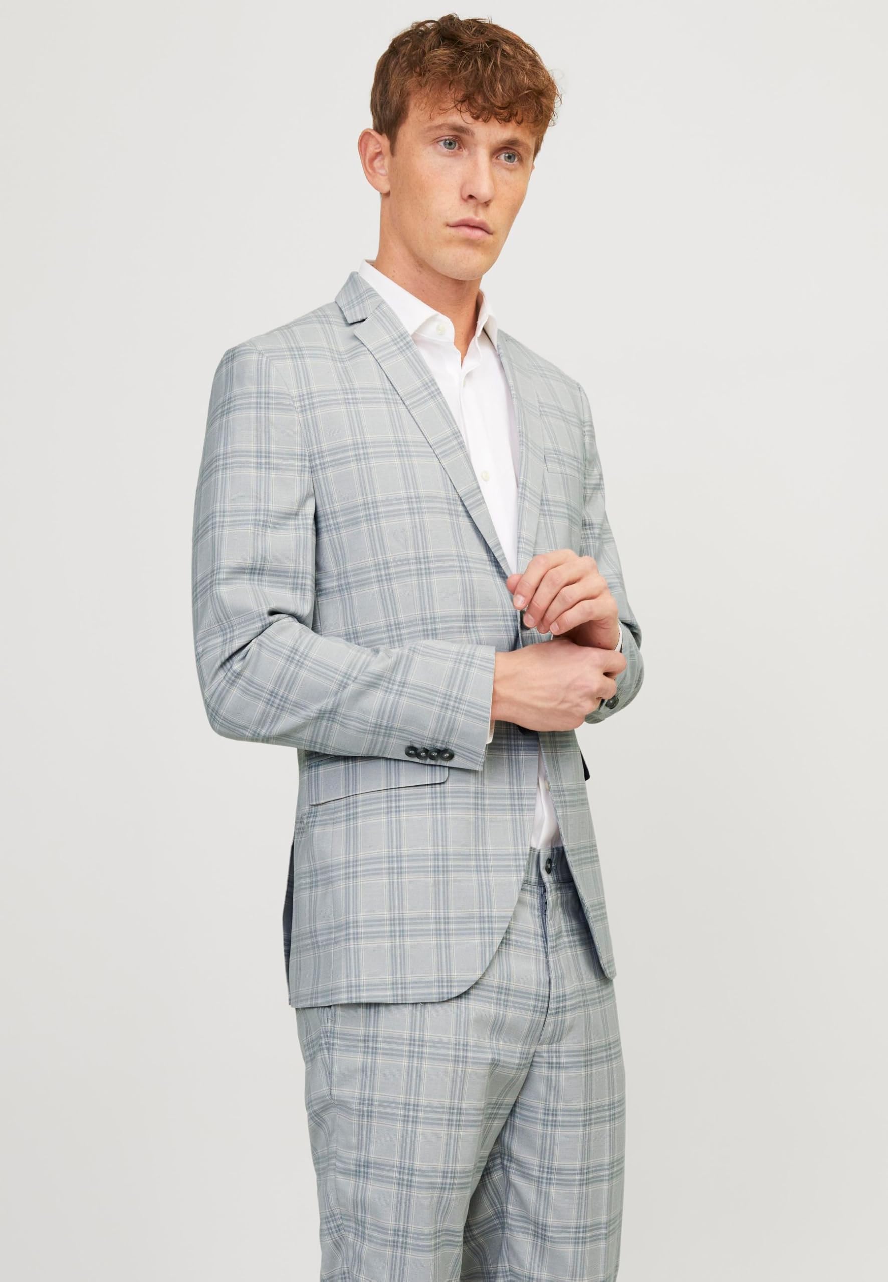 JACK & JONES Men's Jprfranco Check Blazer Sn Blazer