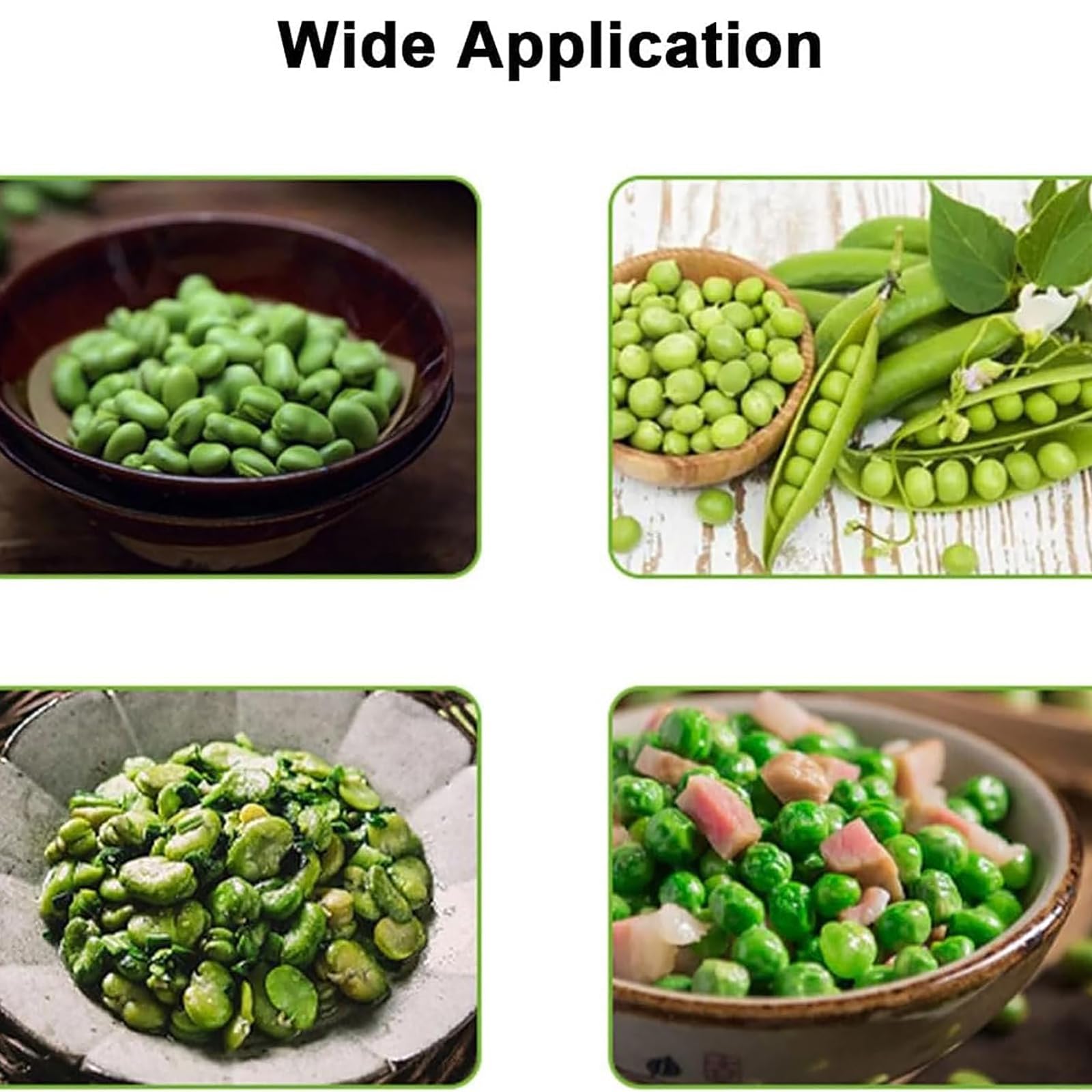 Sbucciatore Elettrico per Piselli, sgusciatore semiautomatico Commerciale per Edamame da 20 W, Risparmio energetico e Silenzioso/Alta resa/Ora da Usare e sbucciare(