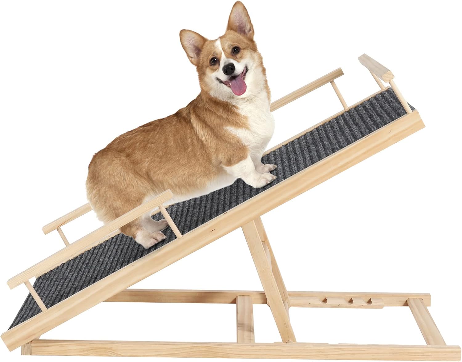 Stonehomy Adjustable Dog Ramp for High Beds Couch, Indoor