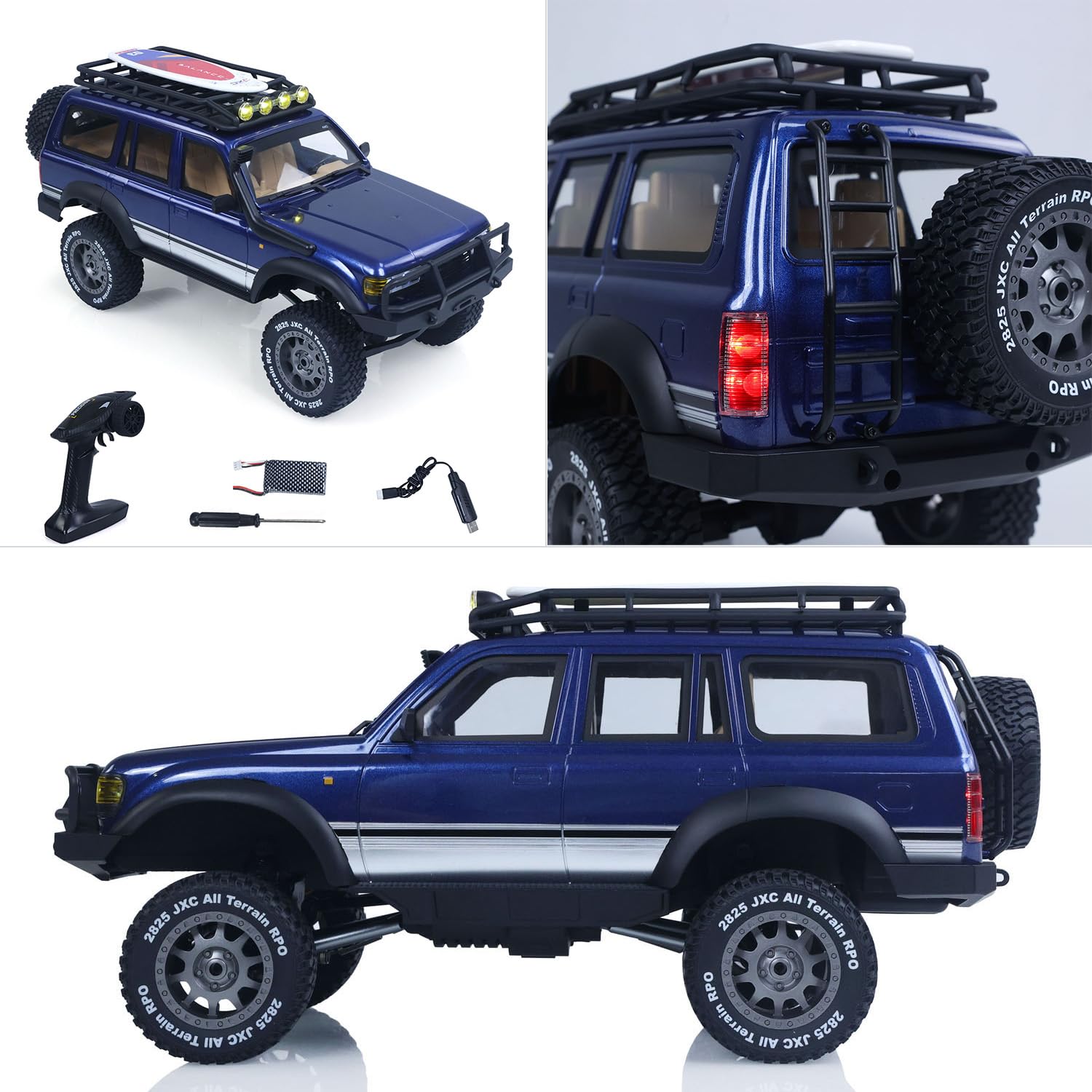 TOUCAN RC HOBBY 1/12 JXC5826 RC Crawler Car 4x4, modello fuoristrada telecomandato, 2 marce, raggio di controllo 60 m, radio RTR 2,4 GHz, per regali speciali