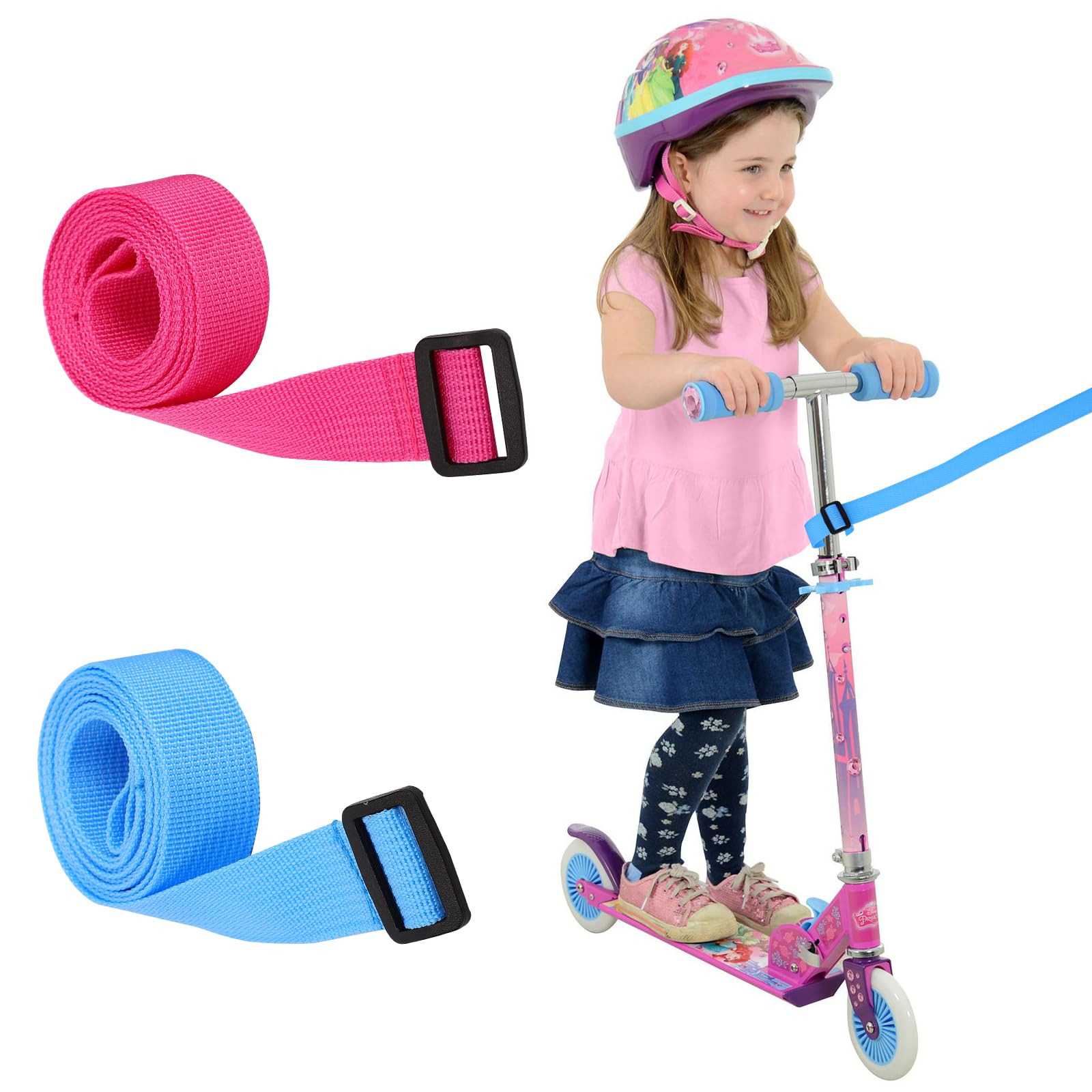 Scooter Pull Strap for Boys and Girls,Scooters Carry Strap,Scooter Accessories,Kids Bike Lead Pull Straps