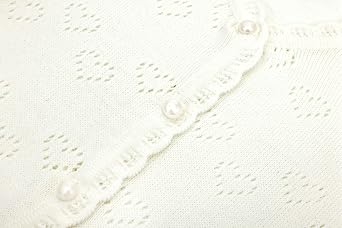 Lilax Baby Girls' Little Hearts Knit Cardigan Sweater