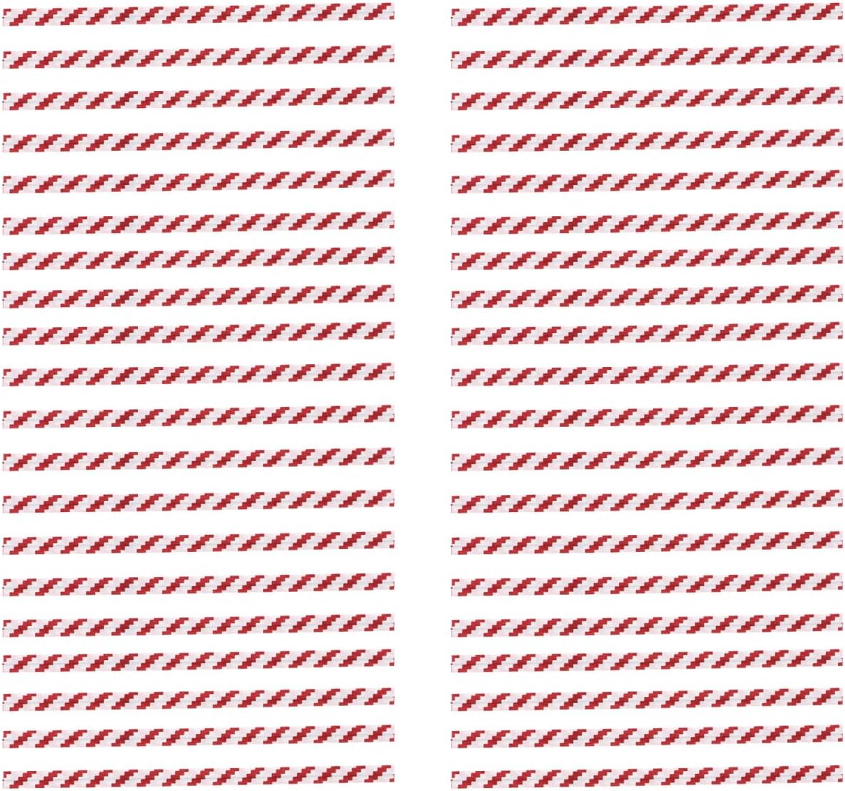 CALLARON 1400pcs Stripe Closure Ties Bread Bag Seals Baking Packing Ribbon with Metal Wire for Food Bag Sealing and Candy Packaging
