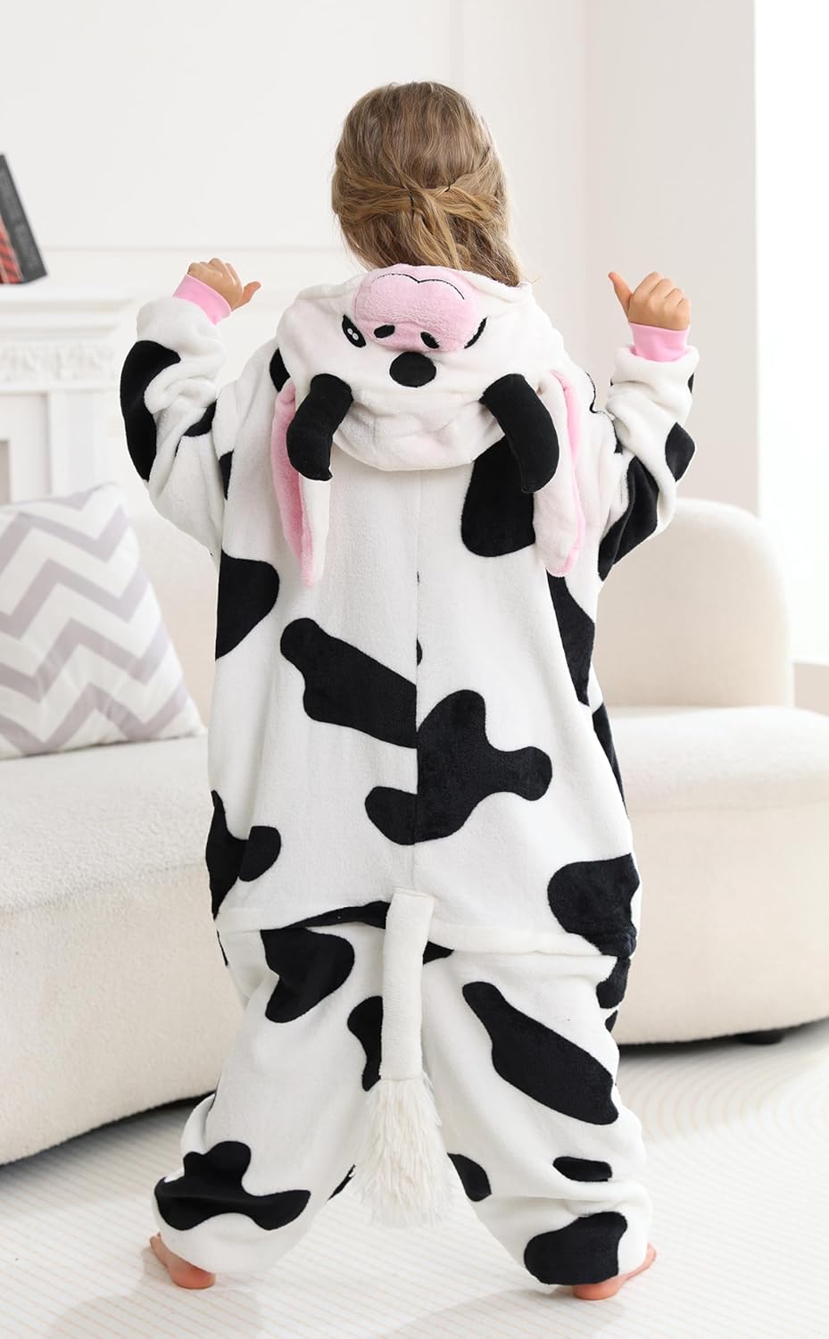 CuteOn Unisex Animal Onesie Pajamas Cosplay Halloween Costume Christmas Sleepwear Homewear for Adult Kids - Image 7