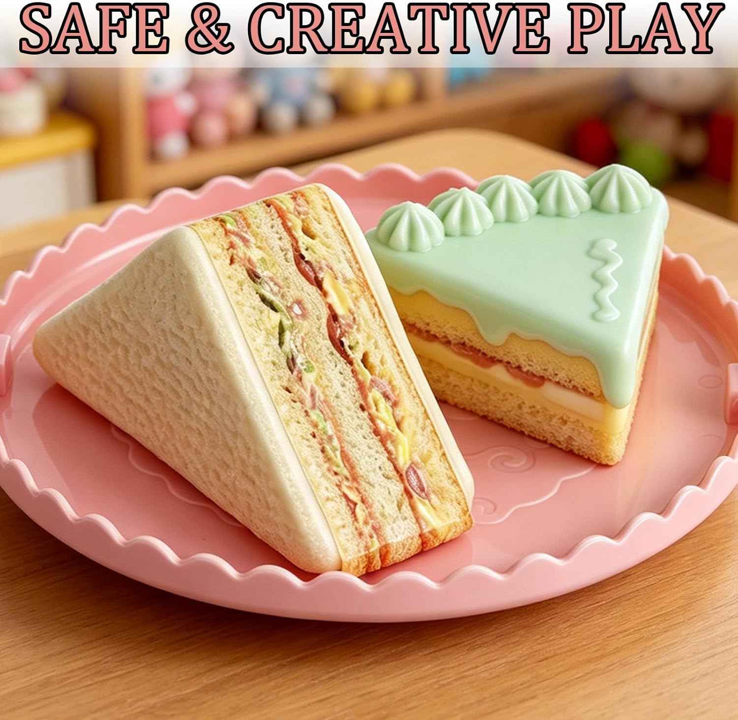 18PCS Outdoor Camping Pretend Play Set,Interactive Pretend Play Kitchen Toy Set for Kids - Cooking Play with Lights & Sounds, Tea Set, Cake Stand Educational Gift for Girls Boys Ages 3-8‌