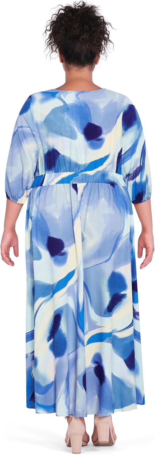 City Chic Women's Plus Size Dress - Twist Tie Print - Image 2