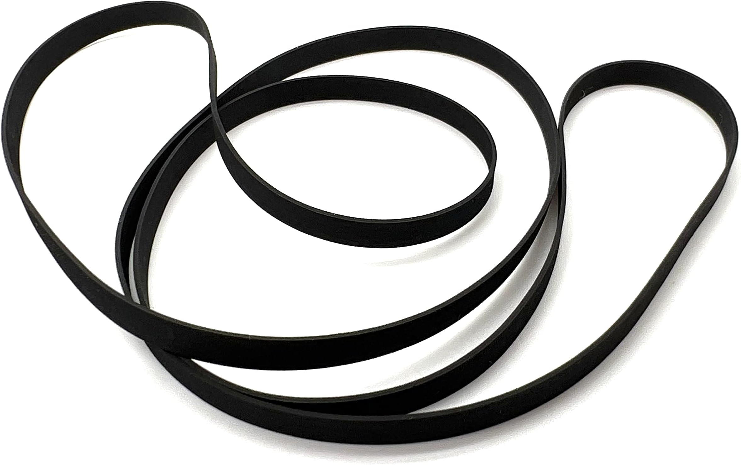 XLJP 1Pcs Width 5mm Thickness 0.6mm Flat Transmission Belt for LP Vinyl Record Player Phonograph Gramophone Turntable Drive Belt (Color : Fold Length 205mm)