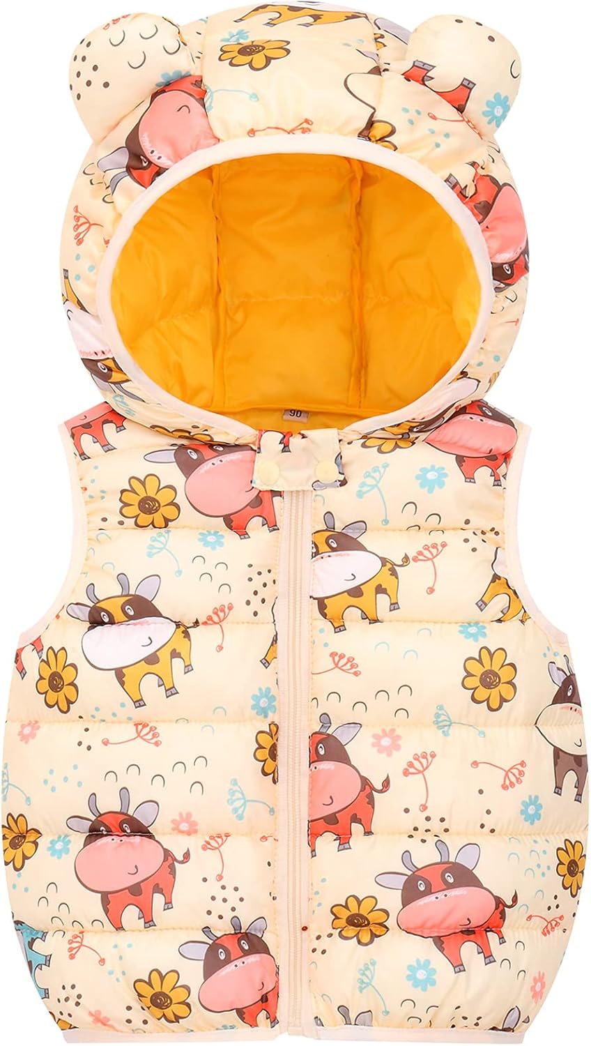 Toddler Baby Girls&Boys Zipper Jacket Sleeveless Warm Vest Lightweight Coat: Clothing, Shoes & Jewelry