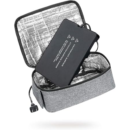 Amazon.com: Horno portátil personal para comidas preparadas recalentar,  horno eléctrico de 48 W, calentador de alimentos, toma 2-3 horas a temperatura  máxima 176 °F, hasta 8.75 W x 6.75 \