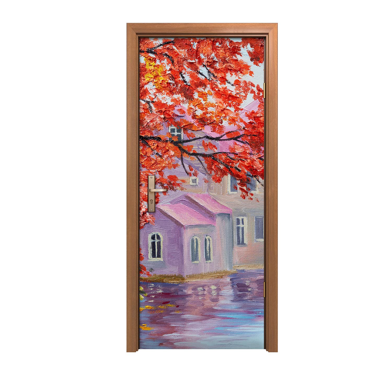 Autocollant de porte murale 90x200cm pour rénover sans peindre votre intérieur
