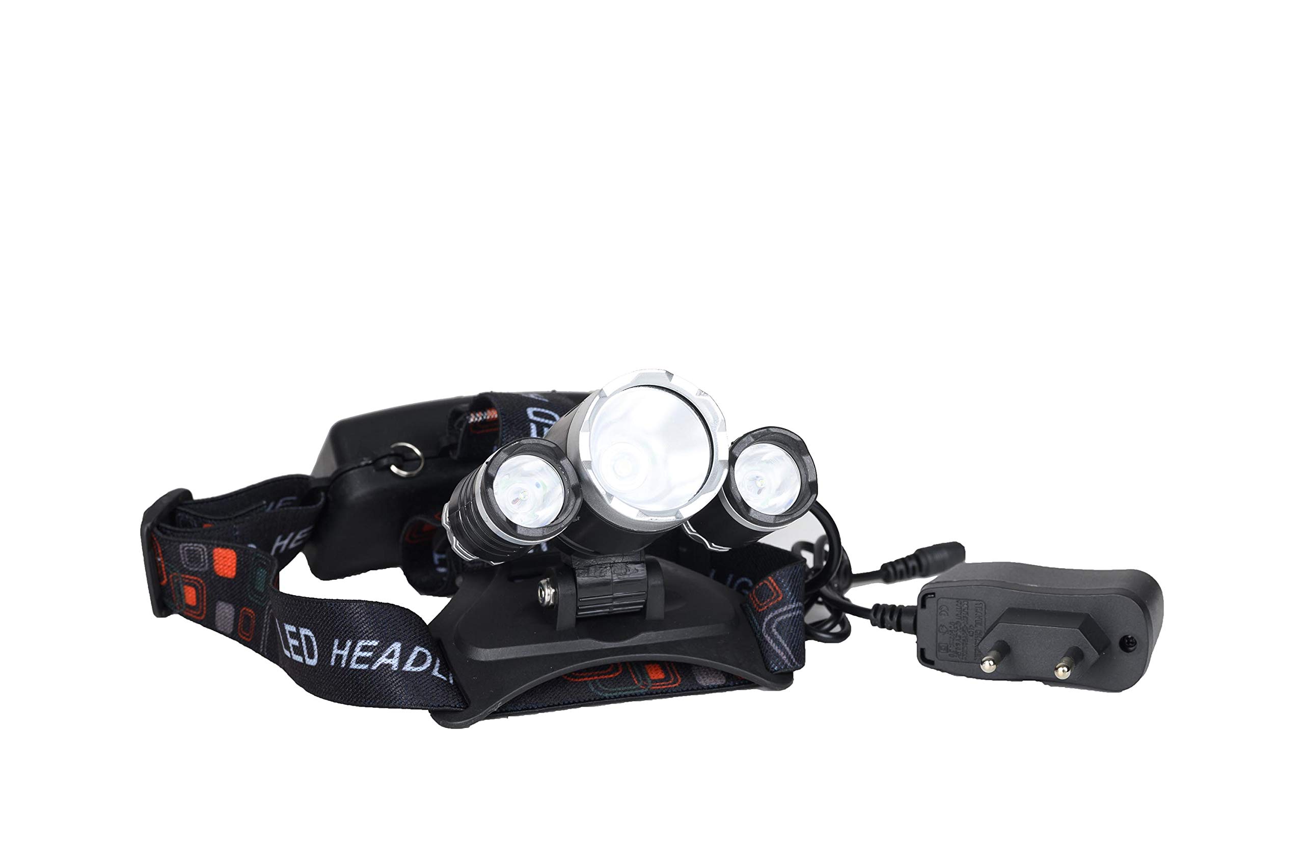 3 xcree t6 Smart Associates LED Head Lamp Flash Light Torch with