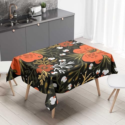 Vista 57 de Mantel Bohochic Redondo para Mesa de 4 Sillas de tela para decoración del hogar, cena, 30 x 30 pulgadas