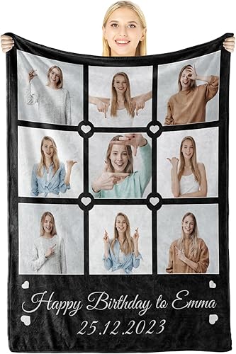 Vista 33 de Regalos personalizados para el día del padre para papá de parte de hija, hijo o niños, manta personalizada para el día del padre con fotos, regalos