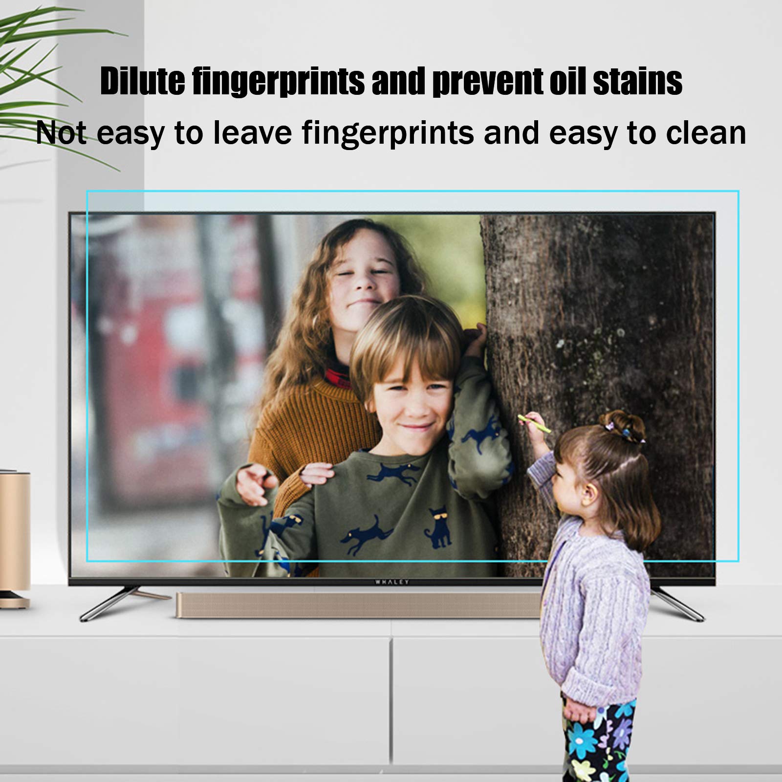 Pellicola Salvaschermo per TV LCD con Protezione dalle Radiazioni - Pellicola Protettiva Opaca Antiriflesso/Tasso Antiriflesso Fino al 90% 40 Pollici [883 * 495 Mm]