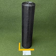 Critterfence 4 x 50 Metal Fence Black - Welded Wire- 1/4 x 1/4 Inch