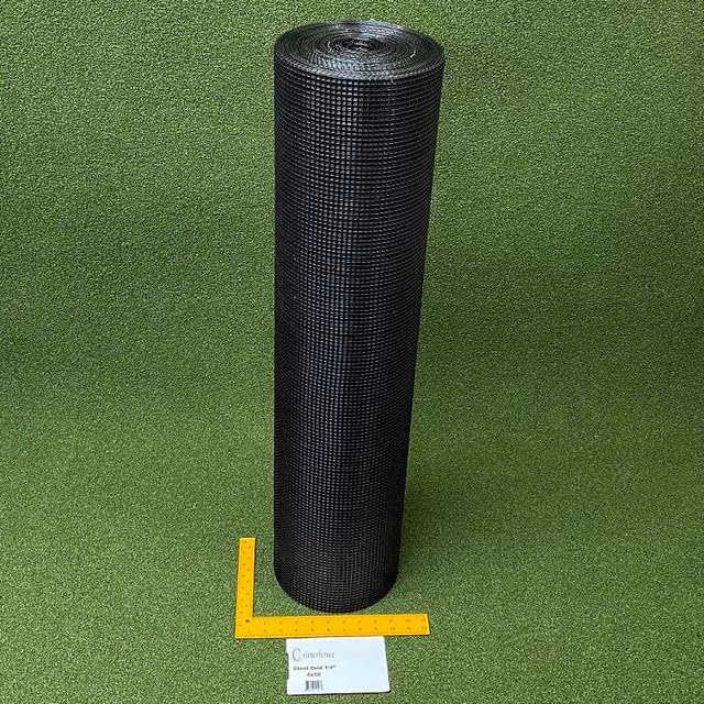 Critterfence® 4 x 50 Metal Fence (Black - Welded Wire- 1/4 x 1/4 Inch)