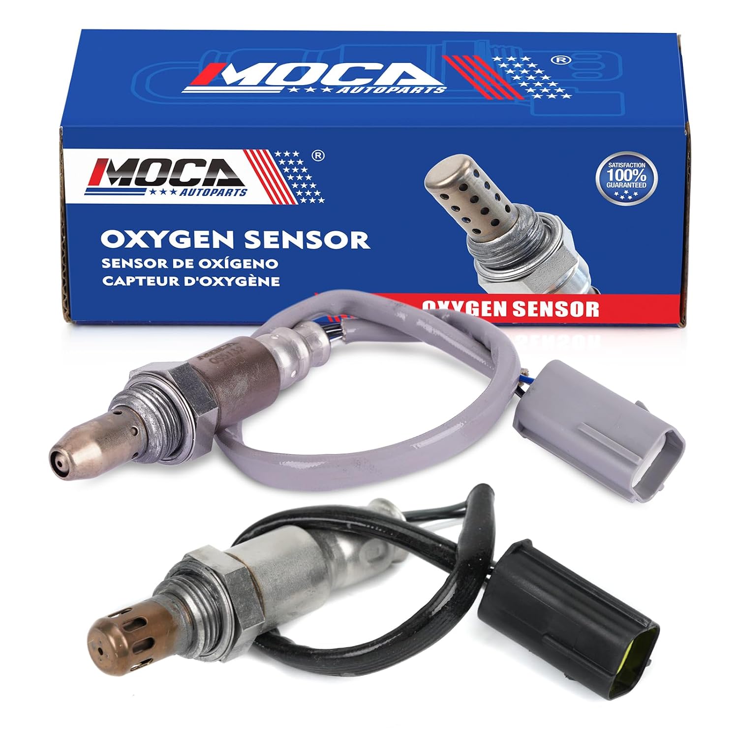 MOCA 2X Upstream Downstream Oxygen Sensor fits 2008-2010 for Nissan Altima 2.5L, 2008-2009 for Nissan Altima 3.5L, 2009 for Nissan Maxima 3.5L