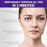 Vista 4 de Suero de estiramiento facial instantáneo, estiramiento facial temporal que aprieta y levanta la piel flácida, líneas finas suaves y suero de arrugas
