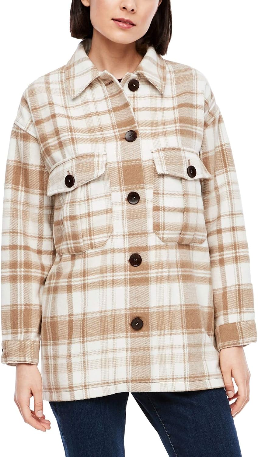 s.Oliver Women's checked overshirt 