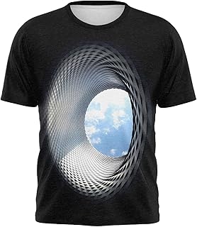 Men's T-Shirts Funny T-Shirt for Men 3D Graphic Print Crewneck Tees Summer Shirts for Men Casual Short Sleeve Tee,Polyester