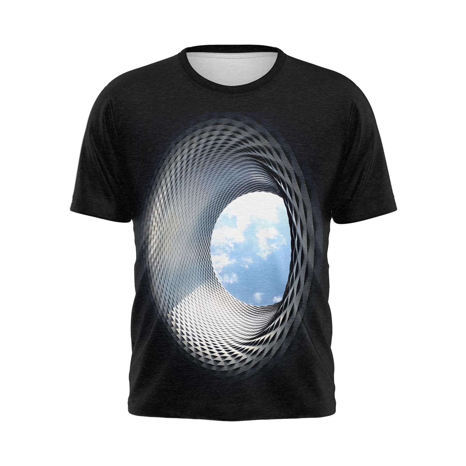 Men's 3D Graphic Print Crewneck Tees