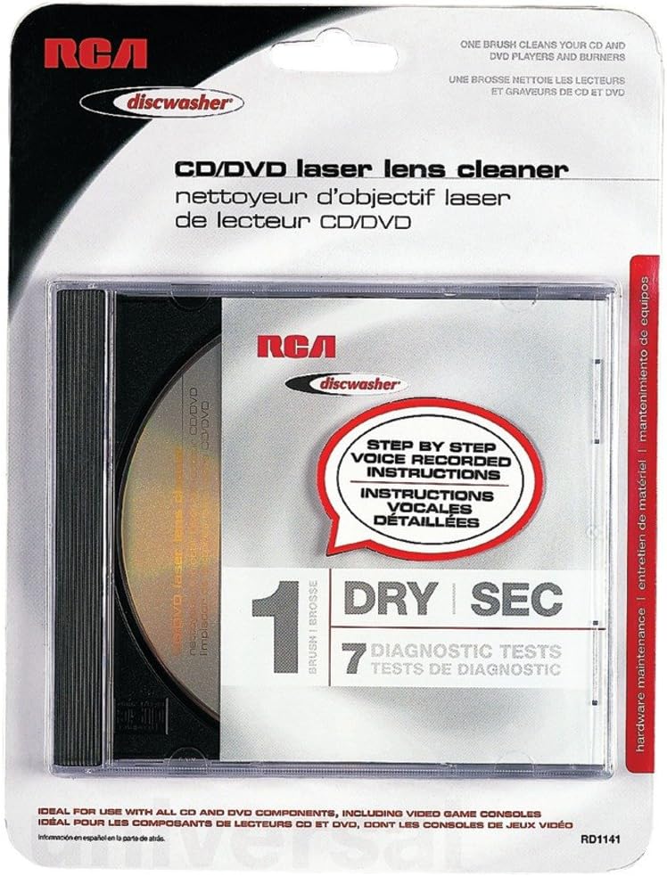 DISCWASHER RD-1141 Dry CD/DVD Laser Lens Cleaner