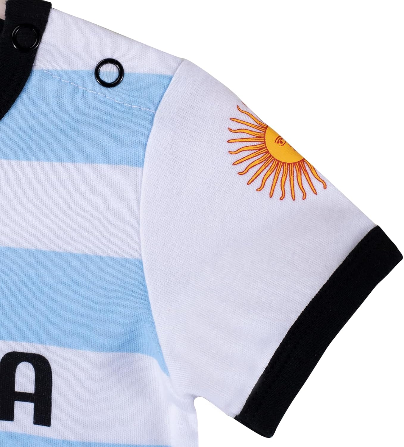 Baby Soccer Bodysuit - Short Sleeve Romper Outfit for Newborn & Toddler 0-24 Months - Image 4